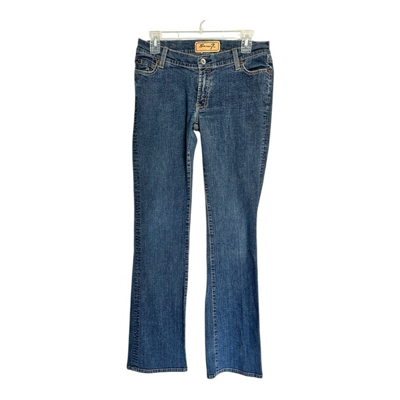 Seven 7 For All Mankind Boot Cut Denim Jean Womens 29 x  33" Y2K  Med Wash - Picture 1 of 12